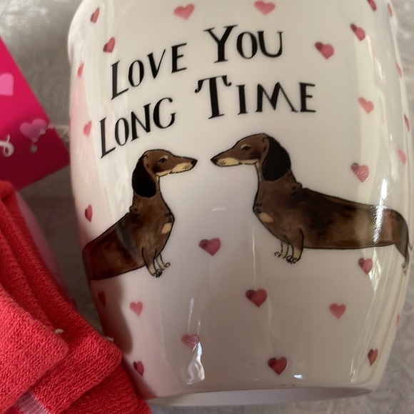 Dachshund Valentine’s Day large mug and sox combo - Picture 7 of 8
